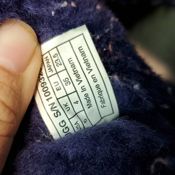 Ugg Australia Women Bailey Bow Bloom LI Ankle Leather Sheepskin Boots shoes sz 5 - Picture 12 of 15